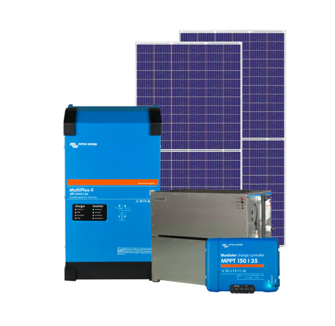 3kW Peak System with 14.5kWh lithium battery and 3kWp Array Solar Power Kit